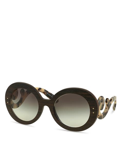 prada wooden sunglasses|prada unisex sunglasses.